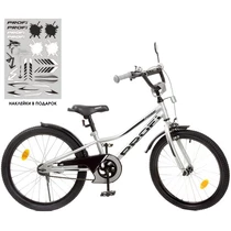 Детский велосипед PROF1 20д. Y20222-1 Prime, металлик